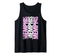 Memphis Home City Pride Pink Grunge Memphis Tank Top