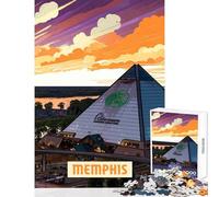 Memphis Jigsaw Puzzles for Adults 1000 Pieces Improve Detailed Observation Skills Mindful Relaxing Leisure Game (50x75cm)
