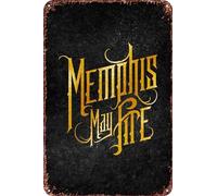 MEMPHIS MAY FIRE Vintage Metal Tin Signs Retro Garage Signs Movie Posters Sign Man Cave Decor 8×12 Inch