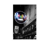 Memphis Photography, Beale Street Photography Canvas Poster Wall Art Decor Print Picture Paintings for Living Room Bedroom Decoration 20x30inch(50x75cm)