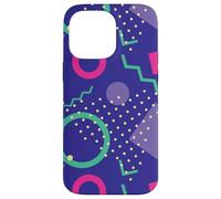 Memphis Retro 80s 90s Geometric Colorful Abstract Modern Case for iPhone 14 Pro Max