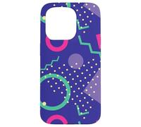 Memphis Retro 80s 90s Geometric Colorful Abstract Modern Case for iPhone 15 Pro