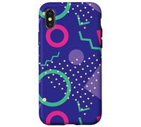 Memphis Retro 80s 90s Geometric Colorful Abstract Modern Case for iPhone X/XS