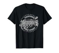 Memphis Tennessee Beale Street Vintage Music T-Shirt