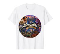 Memphis Tennessee USA TN m Mississippi River, Peabody Value Graphic T-Shirt