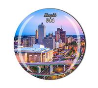 Memphis USA Fridge Magnet Souvenir Gift Refrigerator Magnetic Sticker Collection