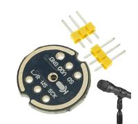 MEMS Microphone Sensor Module - Miniature Detection Card, Sensitive Microphone Amplifier, Low Noise Electronic Breakout with Audio Acquisition, Electronic Attribute DIY