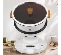 Memykoy 8L Full Automatic Cooking Machine,Commercial Food Processor,Multi-Function Non-Stick Pan Stir-Fry Machine Cooker,Touch Panel Cooker Robot,360° Auto Rotation,One-click Smart Start