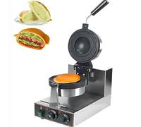 Memykoy Ice Cream Sandwich Press Machine Hamburger Waffle Maker Mold for Home & Commercial, Non Stick Electric Burger Maker, 50-300℃ Temperature Control Single