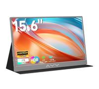 memzuoix 15.6" FHD 1080P Portable Monitor, External Second, 100% sRGB|USB-C+HDMI for PS5/Switch|VESA Mount|Built-in Speakers | Grey