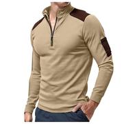 Men 1/4 Zip Fleece Textured Twist Sweater Stand Up Collar Pullovers Slim Fit Muscle Pullover Outdoor Workout Sweater Long Sleeve Jumper Casual Business Top Mens Sweatshirts No Hood Pullovers