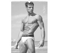 Men 2026 - Bildkalender 29,7x42 cm - Männer - erotischer Kalender - hochwertiger Erotikkalender - schwarz-weiß - Wandplaner - Wandkalender