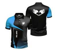 Men 3D Polo Shirts Gym Wear for F.ai.r.y T.a.il Collared Tee Top Clothes Moisture Wicking Short Sleeve Tee Patchwork T-Shirt Fitness Half Sleeve-LanS||3X_l