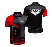 Men 3D Polo Shirts Lightweight Sportswear for N..7 Collared Short Sleeve Rugby T-Shirt Fitness Half Sleeve Collision Color Buttons Tee Top Clothes-HongS||3X_l