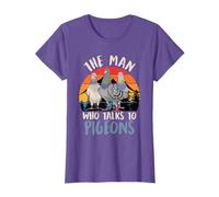 Men A man who talks to the Pigeons Pigeon lover T-Shirt