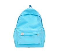 Men and Women Adult Plain Nylon Chain Adjustable Buckle Student Backpack Military Backpacks Men, blue, Einheitsgröße, Sling Backpacks