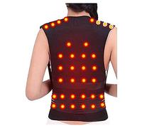 Men and Women Back Posture Corrector Spine Back Shoulder Lumbar Posture Correction Tourmaline Self-Heating Corset Body Shaper (Color : Black, Size : X-Large)