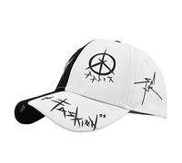 Men and Women Graffiti Printed Retro Dance Baseball Cap Hip Pop Youth Fashion Cool Visor Hats Trucker Dad Cap Casual Adjustable Sport Outdoor Breathable Street for Unisex Clear One Size