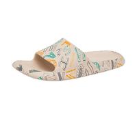 Men and Women Home Slippers Outdoor Slippers Nonslip Flip Flops Beach Shoes for Indoor & Outdoor Holiday Summer Vocation (Khaki, 7.5)