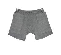 Men and Women Incontinence Underwear with Pocket, Incontinence Care Shorts，Nephrostomy Pants，Post Surgery Care Clothes(Men's A,L)