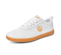 Men and Women Martial Arts Shoes Wear-Resistant Breathable Taekwondo Tai Chi Kung Fu Shaolin Qi Gong Sport Trainers,White,6.5 UK