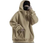 Men And Women Ninja Hoodie Hip Hop Street Style Turtle Neck Embroidered Solid Hoodie Comfy Ninja Hoodie (Color : I, Size : 3XL)