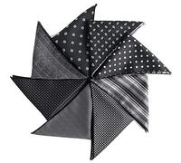 Men and Women Pocket Squares, Jacquard Black Men's Pocket Towel Suit Gentleman's Square Handkerchief Accessories