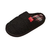 Men And Women With The Same Paragraph J Warm Thickened Fall And Winter Indoor Half Package With Home Cott On Drag Warm Winter Womens Slippers Size 6 (Black, 7)