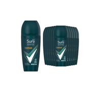 Men 'Antiperspirant' 72H Nonstop Protection Roll On Deo, 12x50ml Sure White One Size