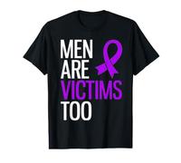Men are Victims Narcissist Abuse Domestic Violence Awareness Value Graphic T-Shirt