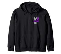 Men Are Victims Narcissist Abuse Domestic Violence Awareness Zip Hoodie