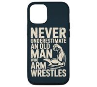 Men Arm Wrestling Dad Strength Athlete Case for iPhone 12/12 Pro