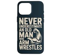 Men Arm Wrestling Dad Strength Athlete Case for iPhone 16 Pro Max