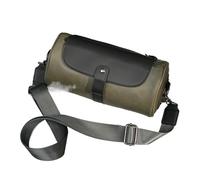 Men Barrel-Shaped Shoulder Bag Men's Crossbody Bag Cylindrical Shoulder Bags Flap Handbags(Dark green)
