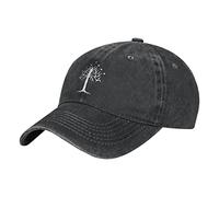 Men Baseball Cap Lord of The Rings Tree of Gondor Sandwich Cap Curved Brim Flat Brim Baseball Caps Breathable Sun Hat for Outdoor Sports Golf, M