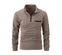 Men Basic T-Shirt Men Classic All-Match Comfortable Longsleeve T-Shirt Men Slim Fit Fashion Solid Color T-Shirt Men Casual T-Shirt G-White L