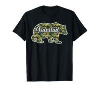 Men Bear Hunter Grandad Camo Shirt, Funny Hunting Camouflage T-Shirt