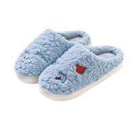 Men Bear Slippers - Women Slippers Fluffy - Cute Frog Shoes Fuzzy Memory Foam Slipper Kawaii Cartoon Shoes Winter Warm Fluffy Shoe Slip On Cozy Slipper Scuff Soft Footwear Comfy Plush Shoe