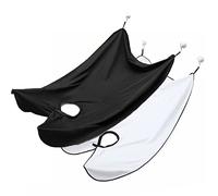 Men Beard Bib Beard Apron,Men Deluxe Cape for Beard Hair Catcher Shaving & Trimming, Non-Stick Beard Cape Waterproof Grooming Cloth, Men's Gifts, Father's Day Gifts, Valentine's Day Gifts(Black+White)