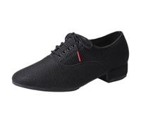 Men Black Ballroom Dance Shoes,Latin Tango Practice Shoe Male,Men Standard Dances Shoes,Cushioning Lining,Men's Low-Heeled Dance Shoe,Suitable for Indoor Dances