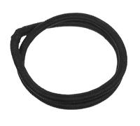 Men Black PU Arab Costume Headband for Keffiyeh Halloween | Braided Rope Style, 57cm Circumference, Keeps Ghutra in Place, for Theatre Performers and Themed Photos