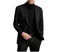 Men Blazer Regular Fit Suit Jacket Men's Smart Casual Tuxedo Stretch Non-iron Office Business Dress Jacket Summer Autumn Sport Tailcoat Coat for Performance Lightweight Outing Night Club Outwear