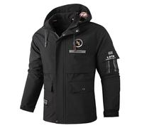 Men Bomber Jacket, Mens Lightweight Jacket Windproof Winter Bomber Coat Casual Zip Up Flying Jacket Warm Lined Baseball Coats Aviator Jacket Men Mens Windbreaker Jacket Mens Jacket