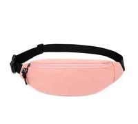 Men Bum Bag Fanny Pack Outdoor Simple Men's and Women's Waist Pack(Pink)