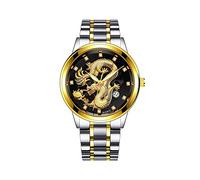 Men Business Fashion Gents Quartz Watch Stainless Ga-2100-1a (G, One Size)