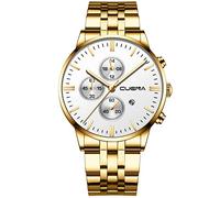 Men Business Fashion Gents Quartz Watch Stainless Ga-900 (E, One Size)
