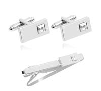 Men Business Styles Tie Clip Set Stylish And Durability Professional For Engagements Parties Stylish Men's