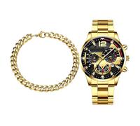 Men Business Watch - Trendy Watch,Simple But Stylish Calendar Wristwatch Bracelet for Business Men, Stainless Steel Wristwatches