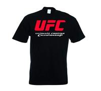 Men Casual Shirt Fashion Shirt UFC Ultimate Fighting Championship Mens T Shirt Black