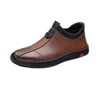 Men Casual Slip On Walking Shoes Lightweight Flat Daily Sneakers Coffee 6.0